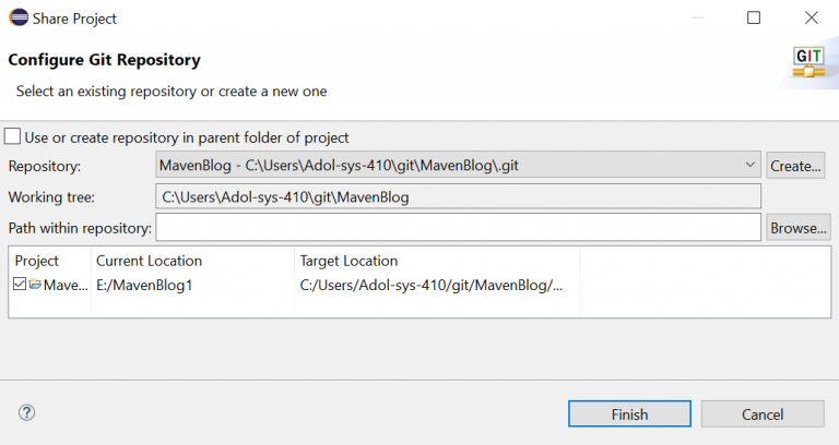 configuring-git-repository-eclipse-selenium