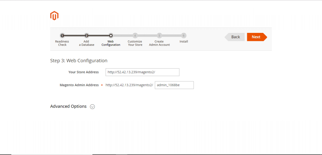 web-configuration-magento-installation